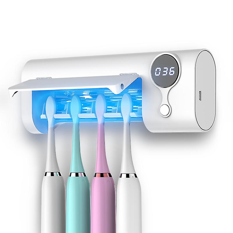 UV-C toothbrush sanitizers