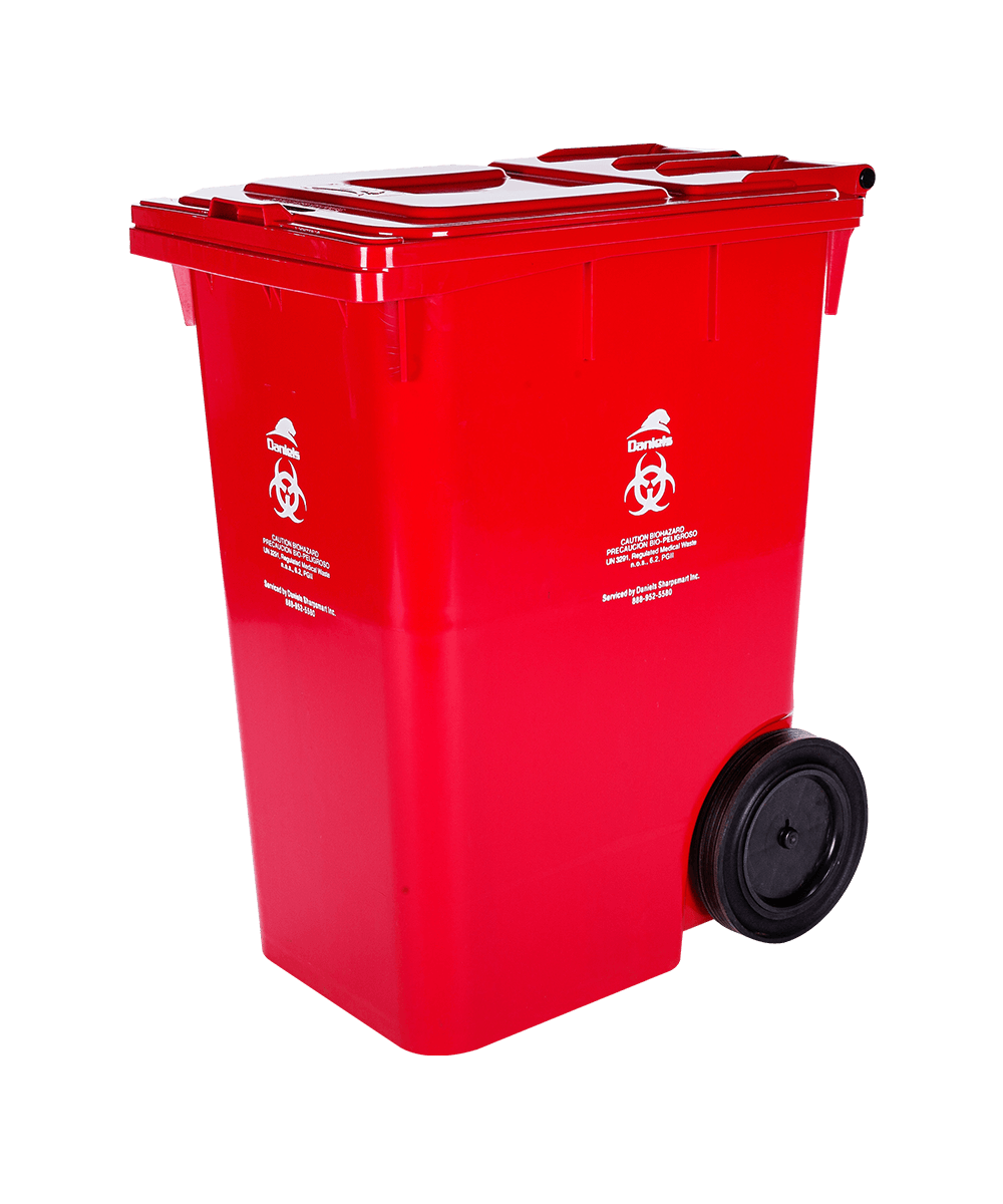 Medical waste disposal containers