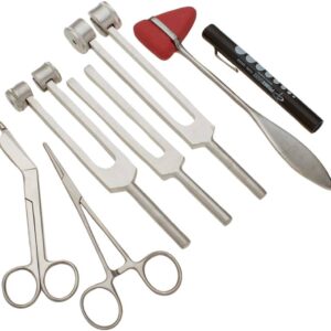 8 pcs Medical Diagnostic Kit Stainless: