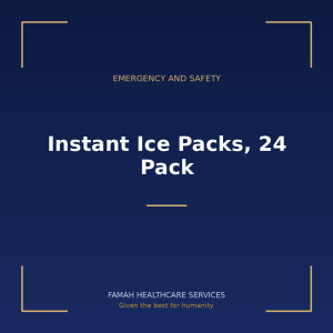 Instant Ice Packs, 24 Pack from Famah Healthcare Services