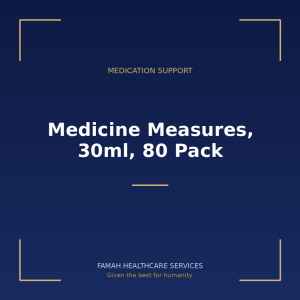 Medicine Measures, 30ml, 80 Pack from Famah Healthcare Services