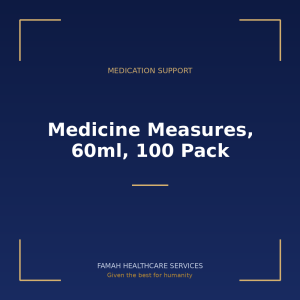 Medicine Measures, 60ml, 100 Pack from Famah Healthcare Services