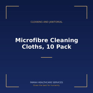 Microfibre Cleaning Cloths, 10 Pack from Famah Healthcare Services