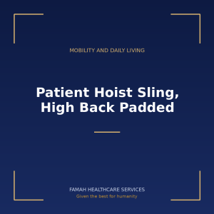 Patient Hoist Sling, High Back Padded from Famah Healthcare Services