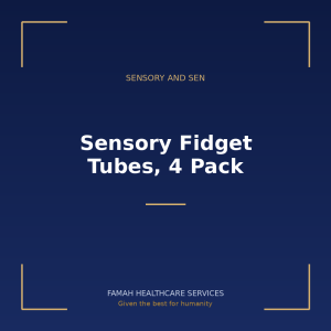 Sensory Fidget Tubes, 4 Pack from Famah Healthcare Services