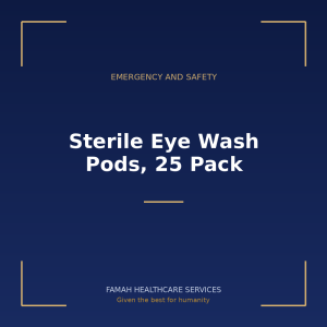 Sterile Eye Wash Pods, 25 Pack from Famah Healthcare Services