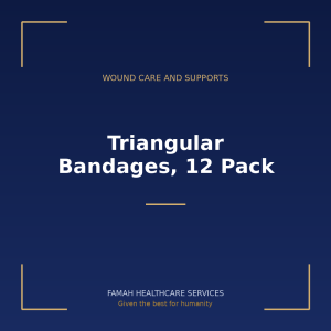 Triangular Bandages, 12 Pack from Famah Healthcare Services